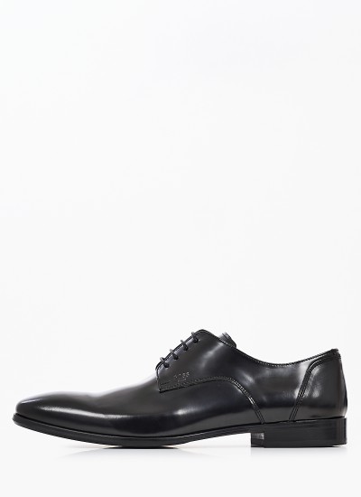 Men Shoes U4972.Flo Black Leather Boss shoes