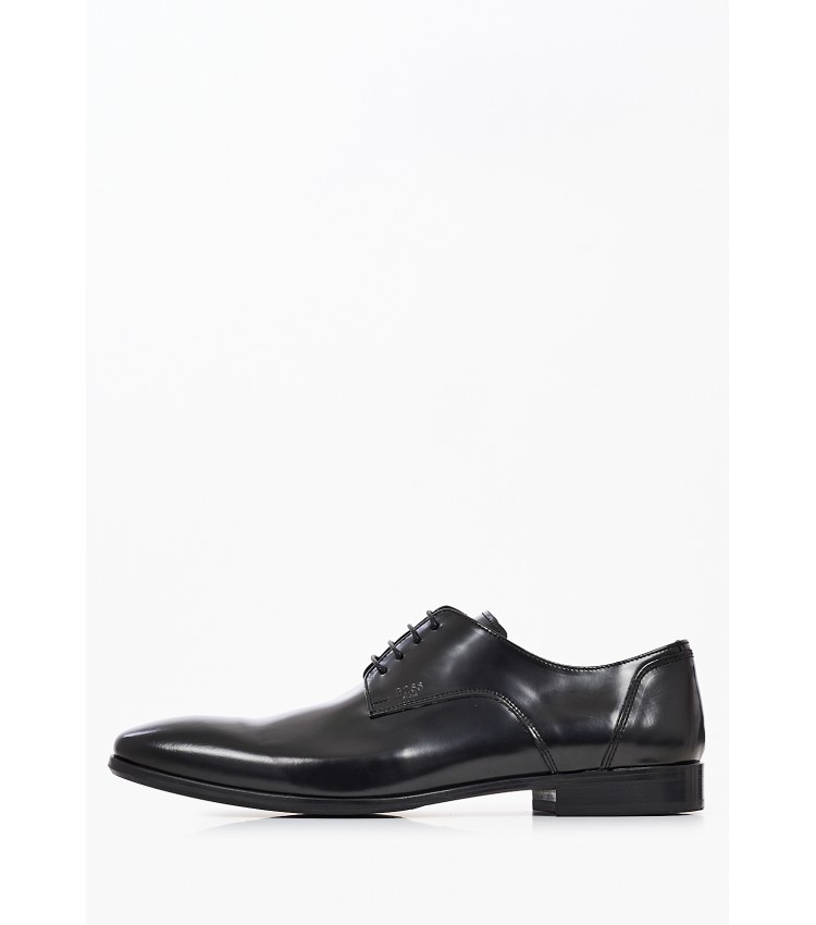 Men Shoes U4972.Flo Black Leather Boss shoes