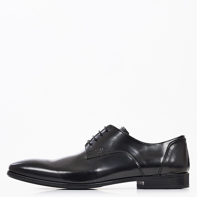 Ανδρικά Παπούτσια Δετά U4972.Flo Μαύρο Δέρμα Boss shoes