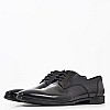 Ανδρικά Παπούτσια Δετά U4972.Flo Μαύρο Δέρμα Boss shoes