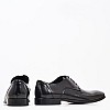 Ανδρικά Παπούτσια Δετά U4972.Flo Μαύρο Δέρμα Boss shoes