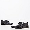 Ανδρικά Παπούτσια Δετά U4972.Flo Μαύρο Δέρμα Boss shoes