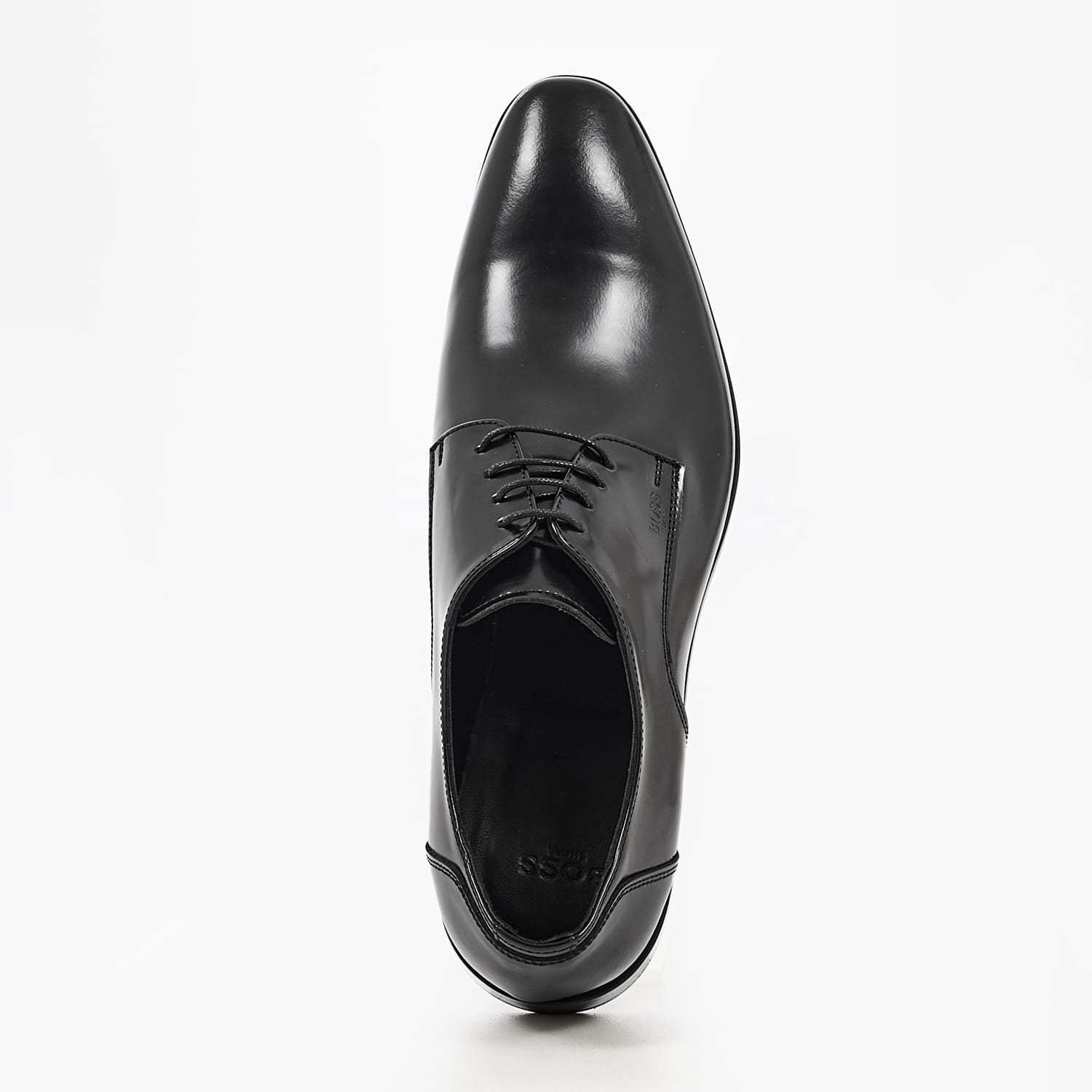 Ανδρικά Παπούτσια Δετά U4972.Flo Μαύρο Δέρμα Boss shoes