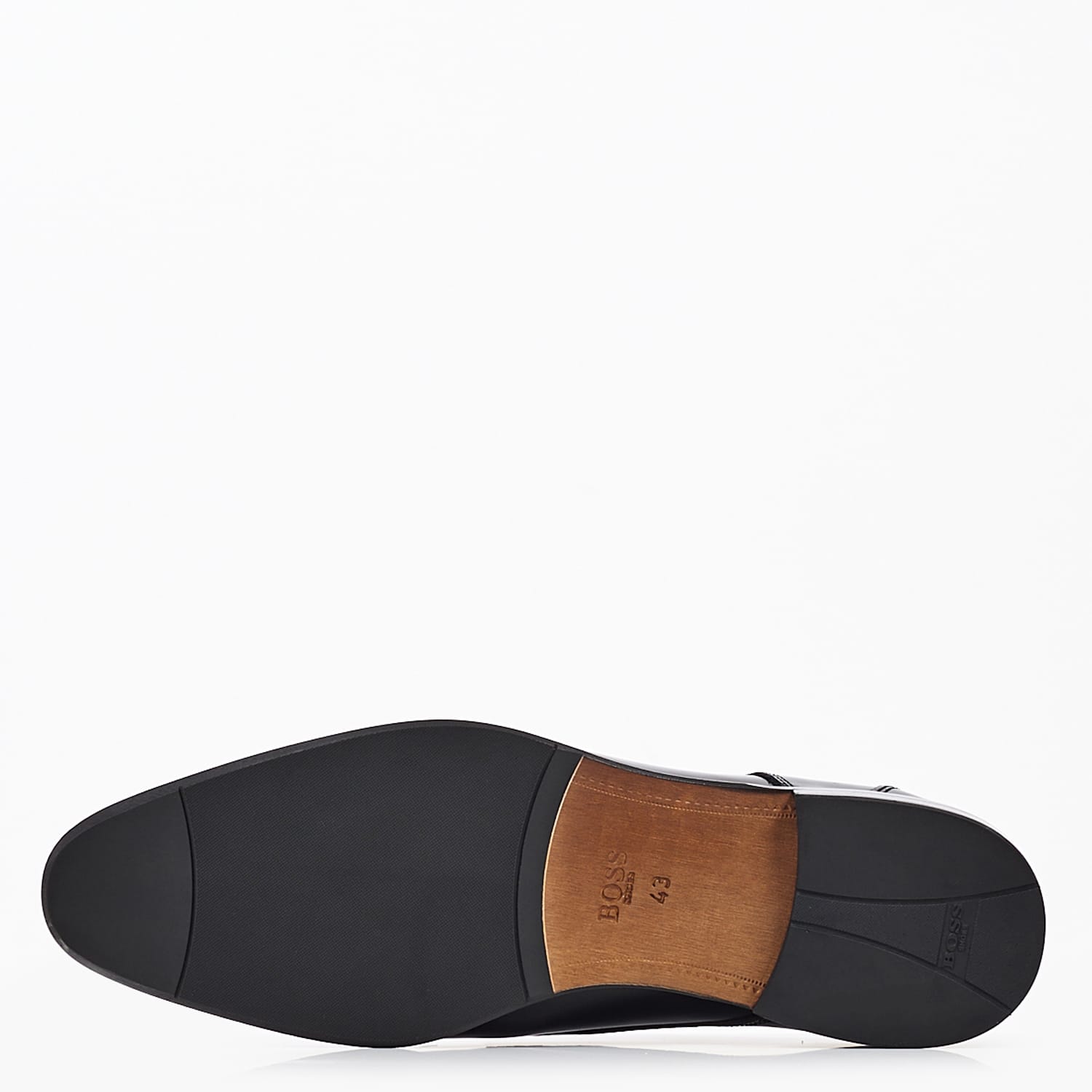Ανδρικά Παπούτσια Δετά U4972.Flo Μαύρο Δέρμα Boss shoes