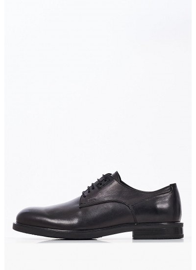 Men Shoes U6741 Black Leather Boss shoes