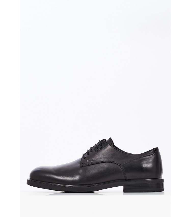 Men Shoes U6741 Black Leather Boss shoes