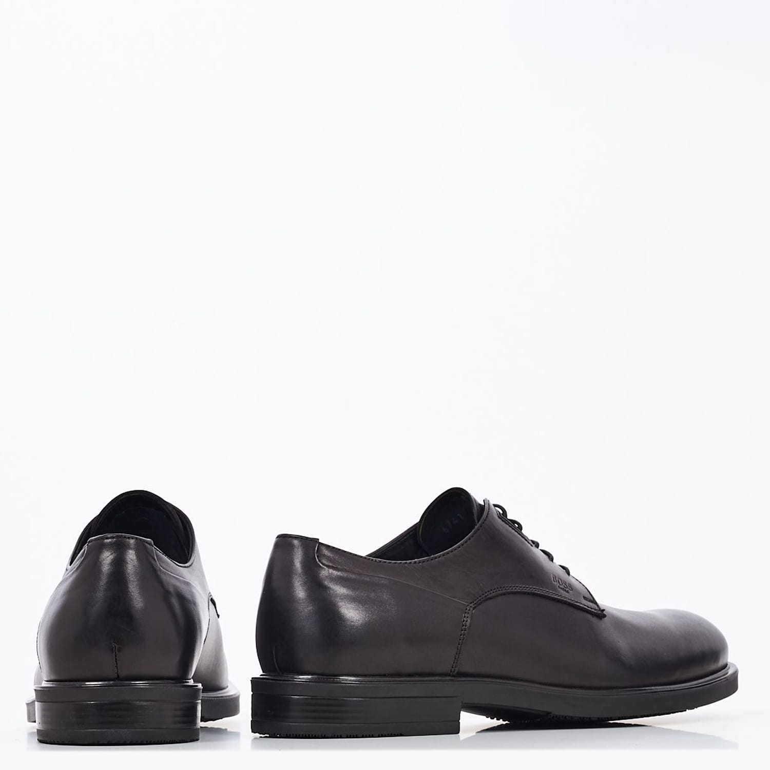 Ανδρικά Παπούτσια Δετά U6741 Μαύρο Δέρμα Boss shoes