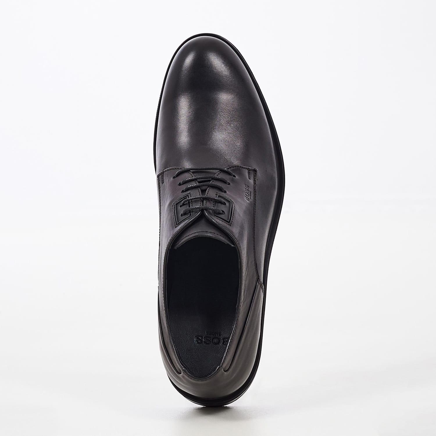 Ανδρικά Παπούτσια Δετά U6741 Μαύρο Δέρμα Boss shoes