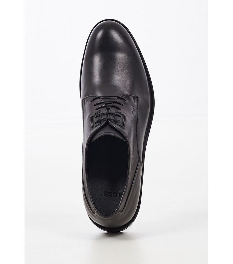 Men Shoes U6741 Black Leather Boss shoes