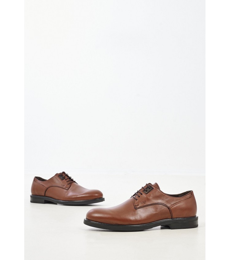 Men Shoes U6741 Brown Leather Boss shoes