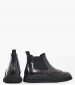 Men Boots U6795 Black Leather Boss shoes