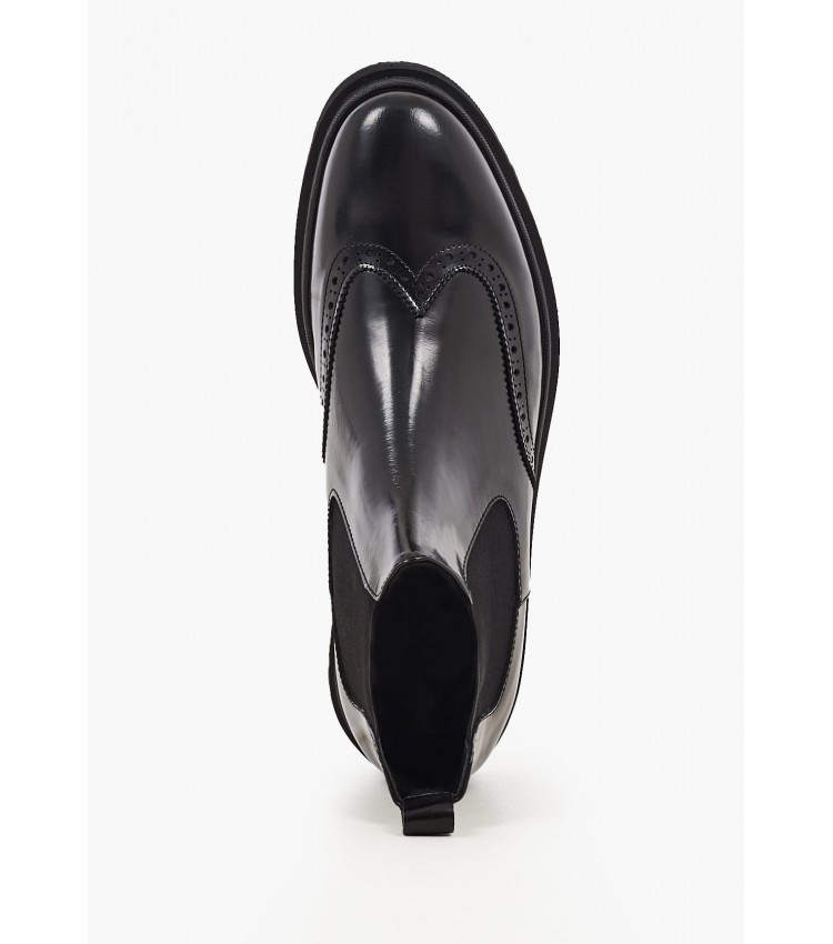 Men Boots U6795 Black Leather Boss shoes