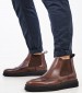 Men Boots U6795 Brown Leather Boss shoes