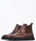 Men Boots U6795 Brown Leather Boss shoes