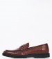 Men Moccasins U6895 Brown Leather Boss shoes