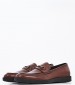 Men Moccasins U6895 Brown Leather Boss shoes