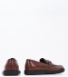 Men Moccasins U6895 Brown Leather Boss shoes