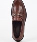 Men Moccasins U6895 Brown Leather Boss shoes
