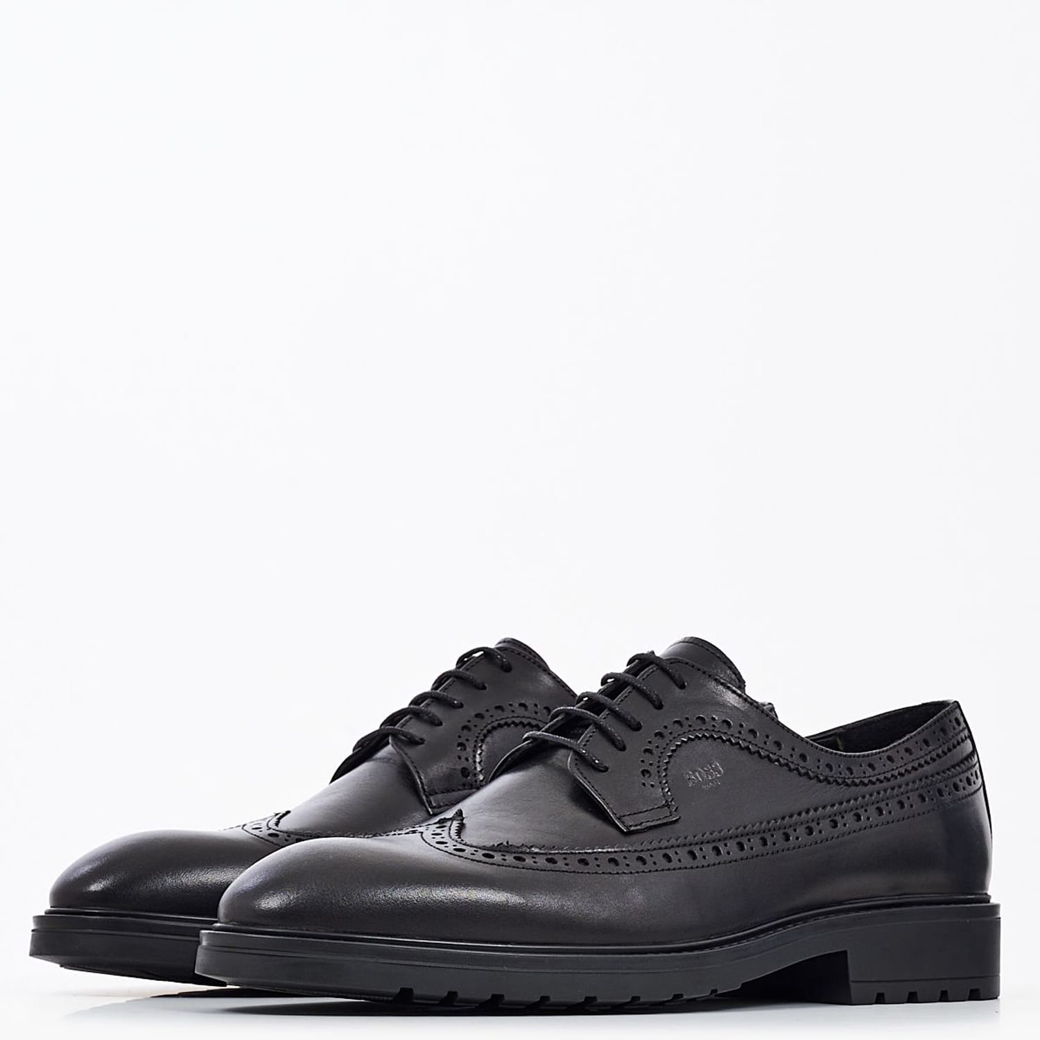 Ανδρικά Παπούτσια Δετά U6983 Μαύρο Δέρμα Boss shoes Ανδρικά Παπούτσια Δετά U6983 Μαύρο Δέρμα Boss shoes