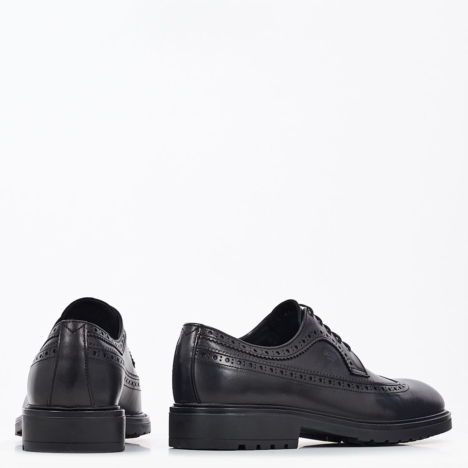 Ανδρικά Παπούτσια Δετά U6983 Μαύρο Δέρμα Boss shoes Ανδρικά Παπούτσια Δετά U6983 Μαύρο Δέρμα Boss shoes