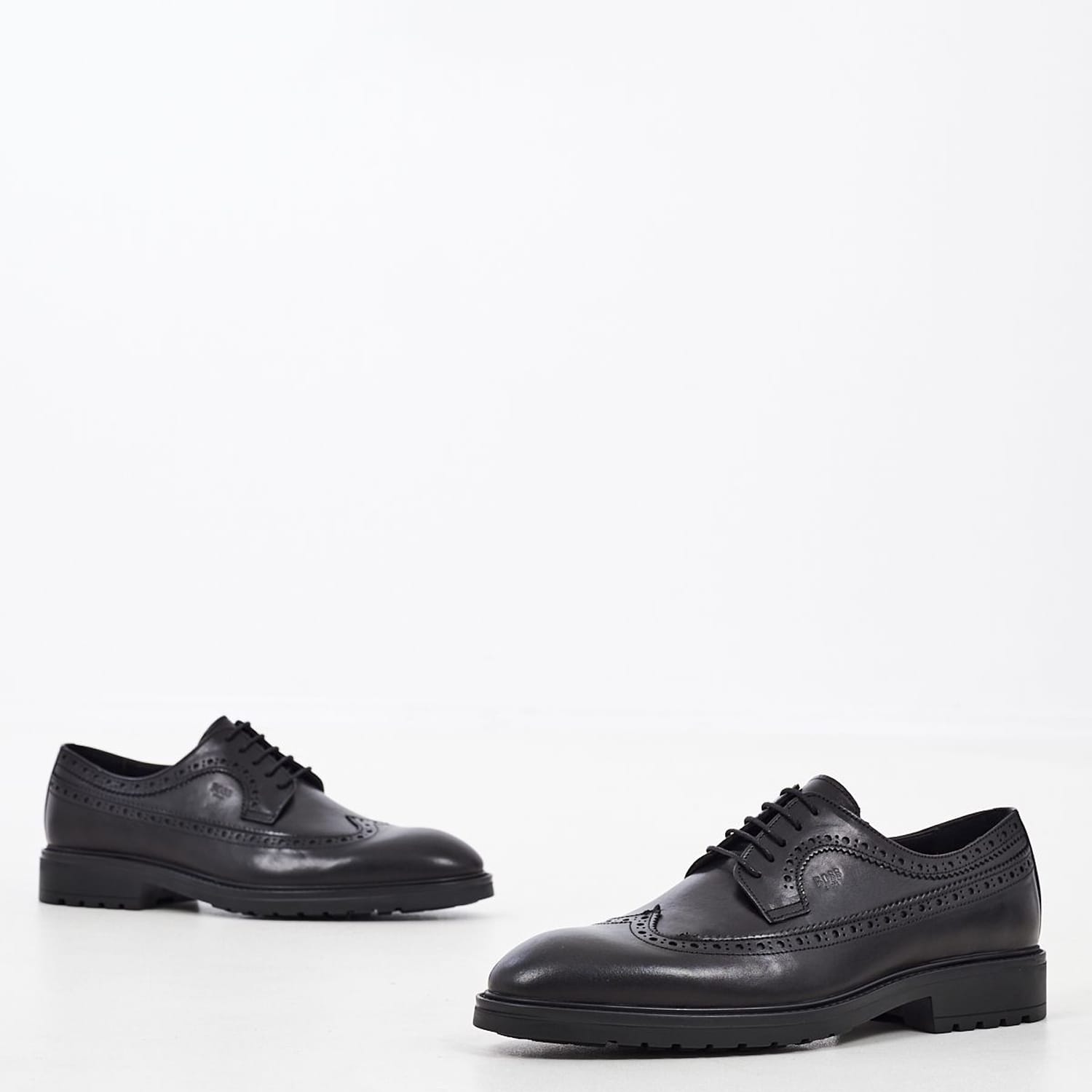 Ανδρικά Παπούτσια Δετά U6983 Μαύρο Δέρμα Boss shoes Ανδρικά Παπούτσια Δετά U6983 Μαύρο Δέρμα Boss shoes