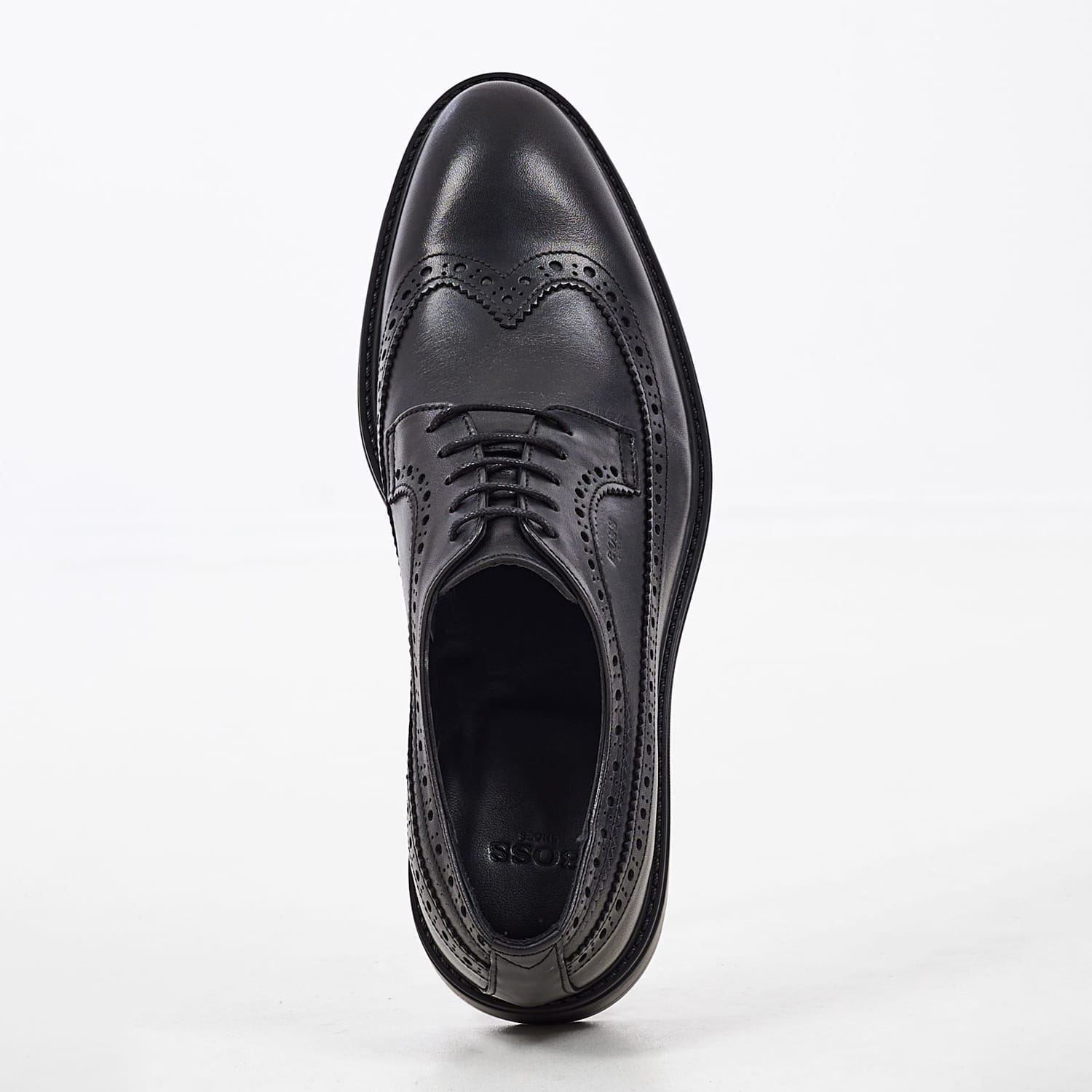 Ανδρικά Παπούτσια Δετά U6983 Μαύρο Δέρμα Boss shoes Ανδρικά Παπούτσια Δετά U6983 Μαύρο Δέρμα Boss shoes