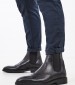 Ανδρικά Μποτάκια U7020 Μαύρο Δέρμα Boss shoes