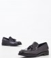 Men Moccasins U7047 Black Leather Boss shoes