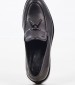 Ανδρικά Μοκασίνια U7047 Μαύρο Δέρμα Boss shoes