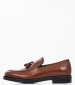 Men Moccasins U7047 Brown Leather Boss shoes