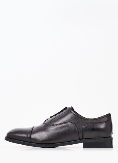 Men Shoes U7062 Black Leather Boss shoes