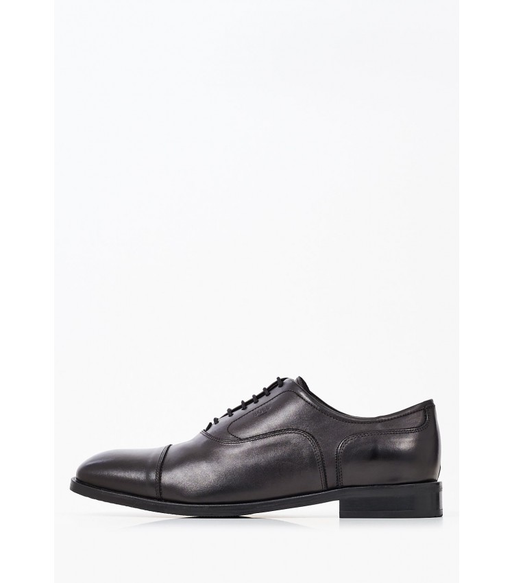 Men Shoes U7062 Black Leather Boss shoes