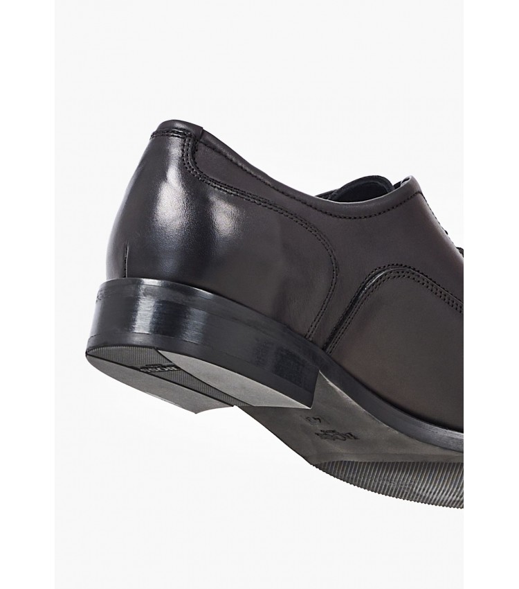 Men Shoes U7062 Black Leather Boss shoes