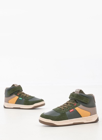 Παιδικά Μποτάκια A147X Καφέ Δέρμα Καστόρι Timberland