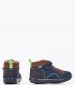 Kids Boots Kinoe Blue Nubuck Leather Kickers