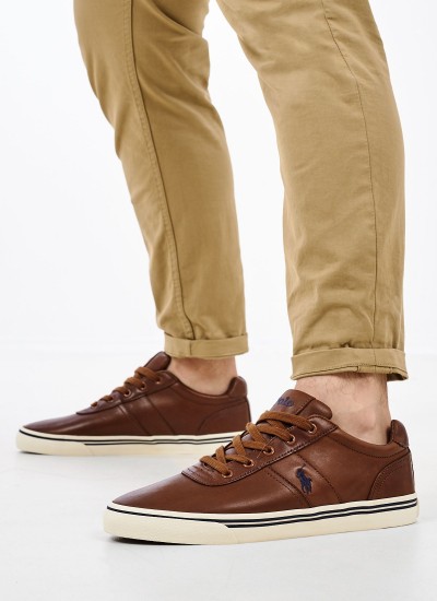 Men Casual Shoes Hanford.Sneak Tabba Leather Ralph Lauren