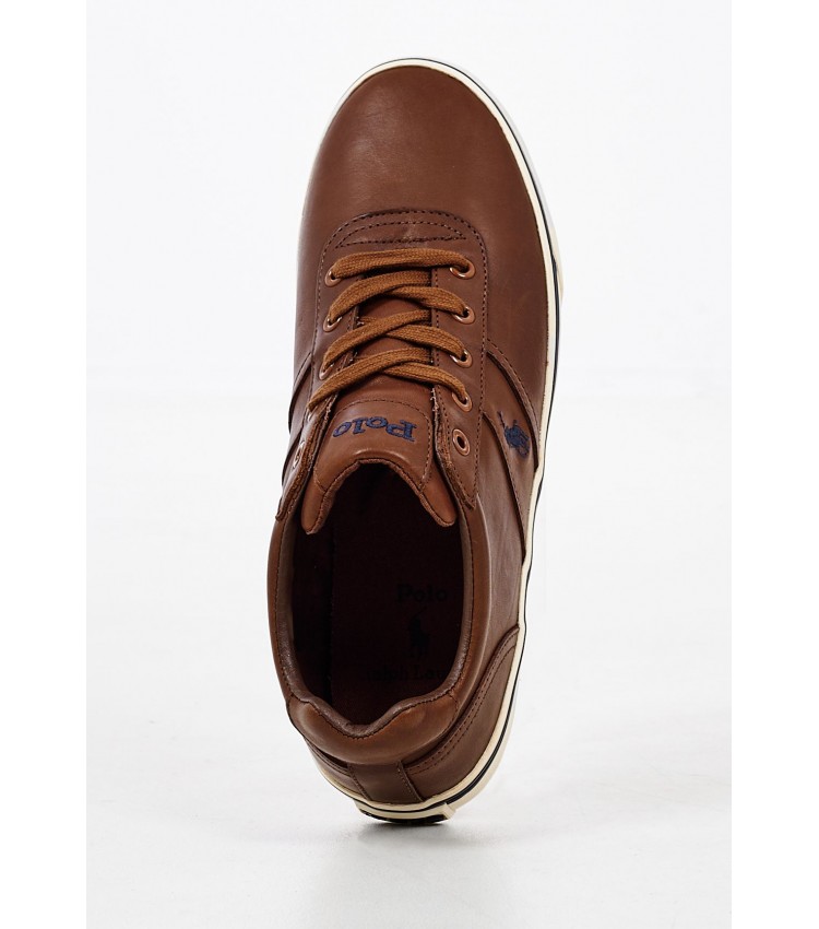 Men Casual Shoes Hanford.Sneak Tabba Leather Ralph Lauren