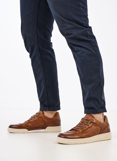 Ανδρικά Παπούτσια Casual Polo.crt Ταμπά Δέρμα Ralph Lauren