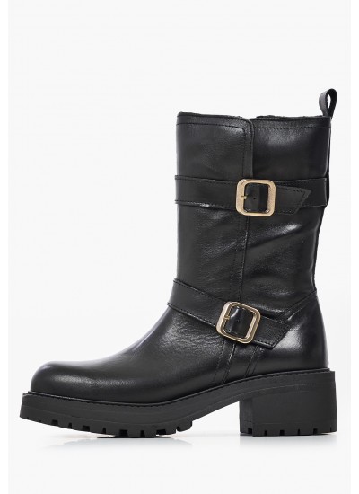 Women Boots 2520 Black Leather Alpe