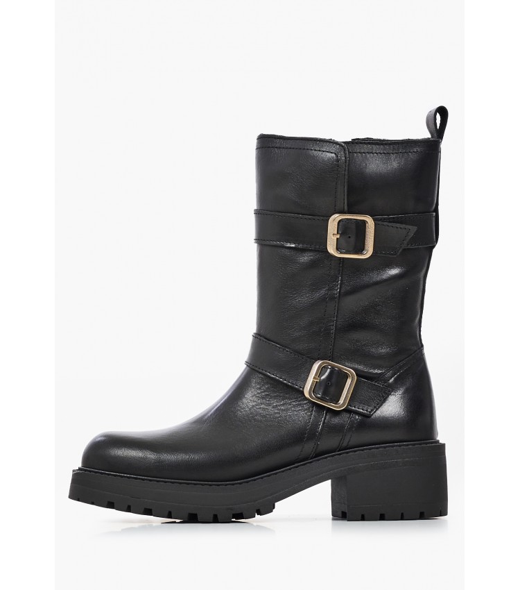 Women Boots 2520 Black Leather Alpe