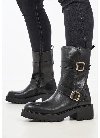 Women Boots 2520 Black Leather Alpe