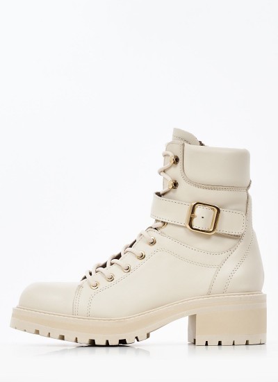 Women Boots 2272 Beige Suede Leather Alpe