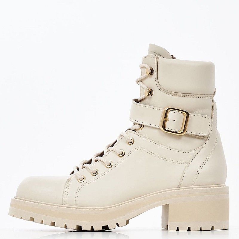 Women Boots 2521 Beige Leather Alpe