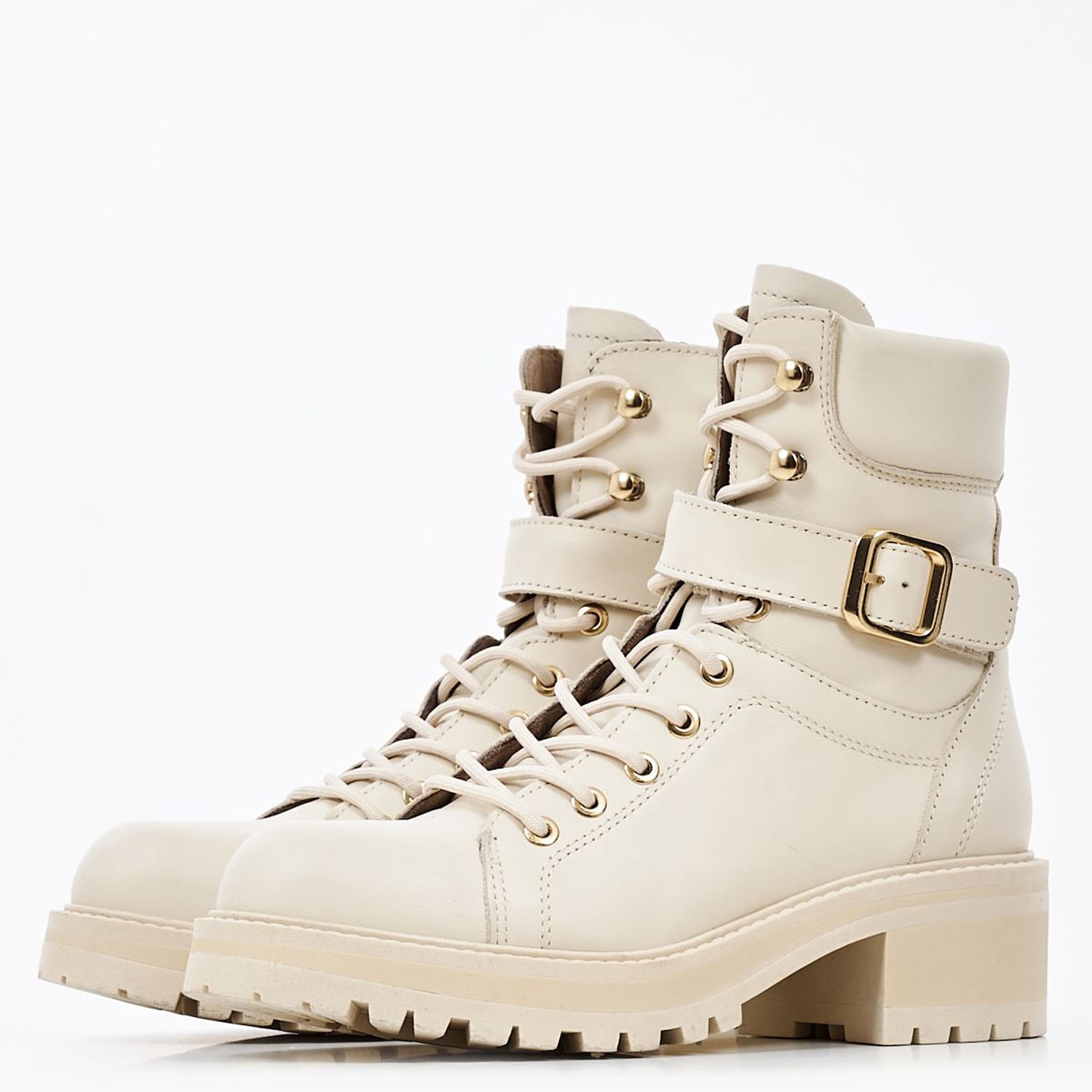 Women Boots 2521 Beige Leather Alpe