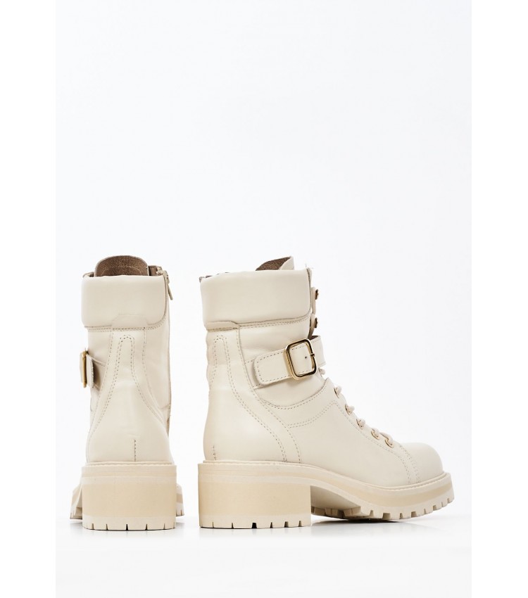 Women Boots 2521 Beige Leather Alpe