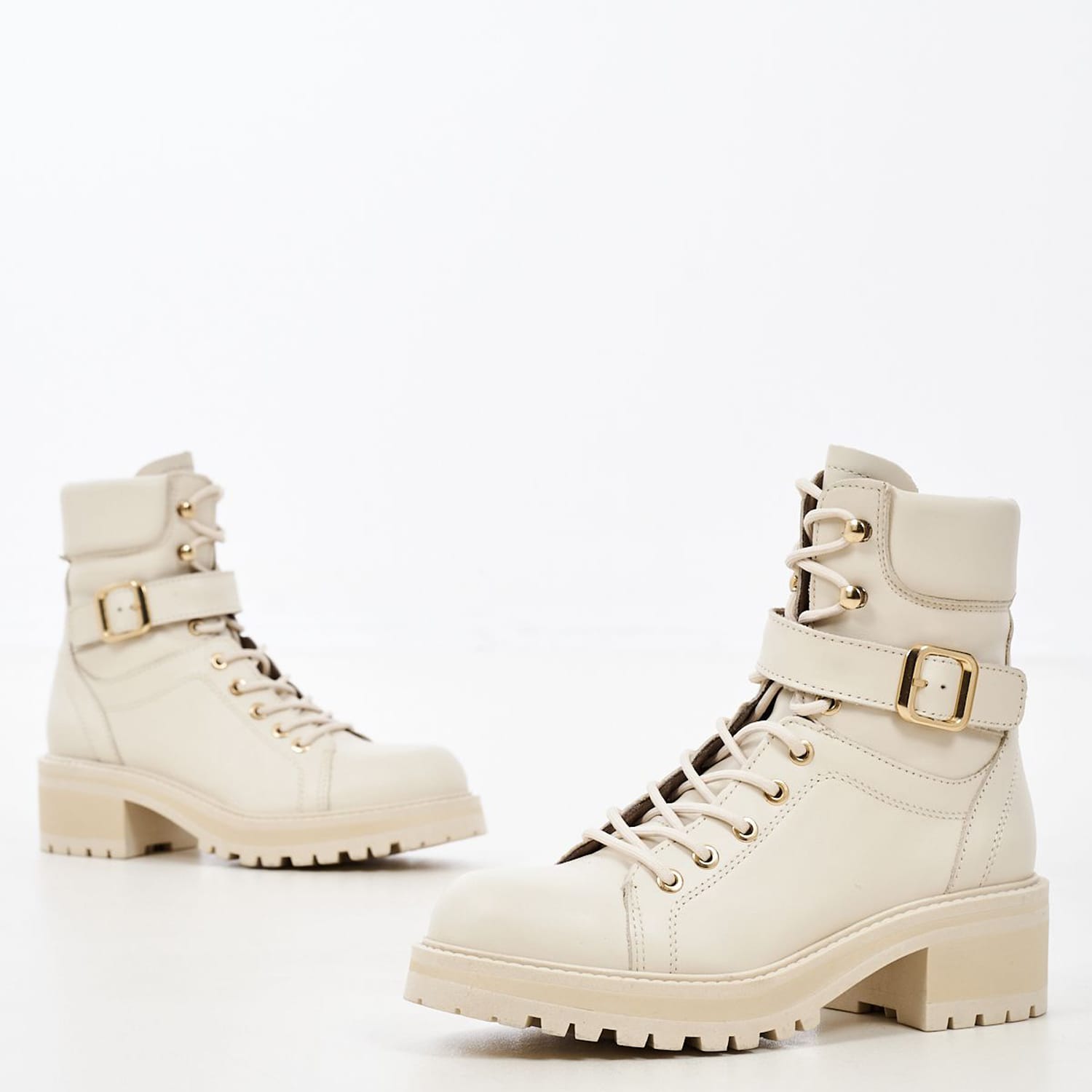 Women Boots 2521 Beige Leather Alpe