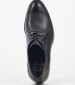 Ανδρικά Παπούτσια Δετά 1192 Μαύρο Δέρμα Damiani