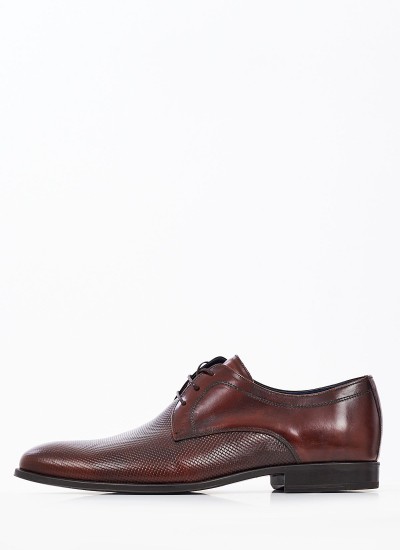 Men Shoes 1192 Brown Leather Damiani