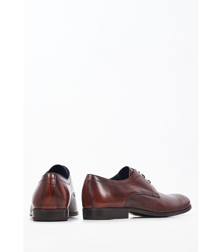 Men Shoes 1192 Brown Leather Damiani