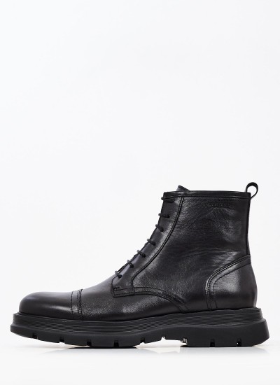 Men Boots 1121005 Black Leather UGG